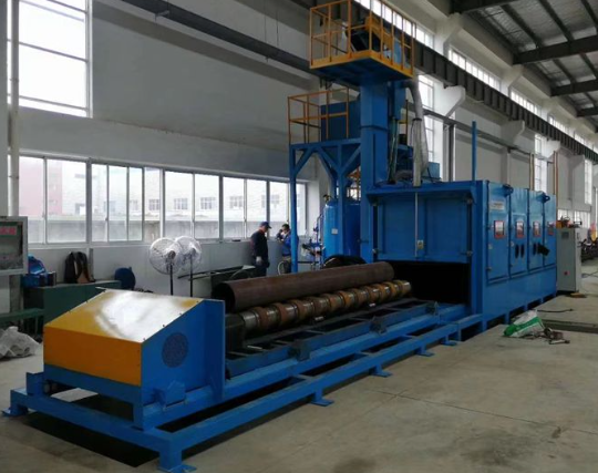 杭州喷砂机在管道除锈中的现场施工应用